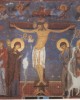 Crucifixion - fresco, Studenica monastery, Serbia